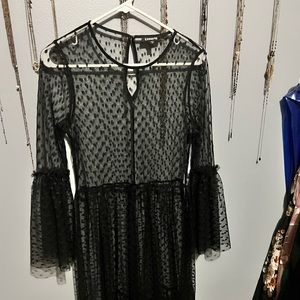 Express lace maxi dress